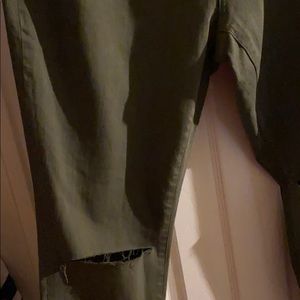 Olive distressed Jeggings